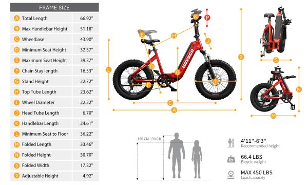 EU Stock Hovbeta 20 Folding Fat Tire E Bike 1200W Motor Power Electric Aluminum Alloy Frame E Bike