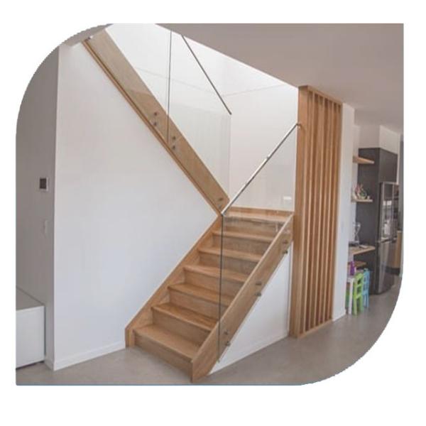 Modern Stainless Steel Frameless Glass Balustrade Toughened Safety Feature