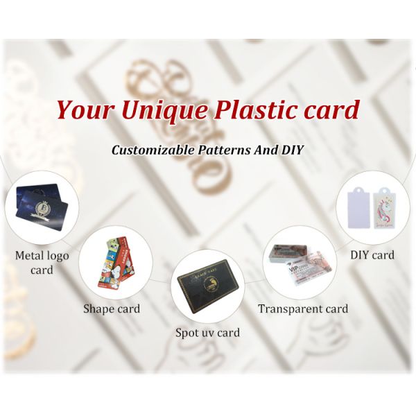 Custom Luxury Unique Thin Cheap Blank Glossy Matte Gold Foil Silver Metallic Hologram Mirror Plastic Business Card With Logo