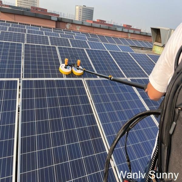 Solar Scrubbers Double-Disc Rotary Brush for Cleaning Photovoltaic Panels CIF Trade Term