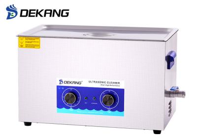Heating And Timing Table Top Ultrasonic Cleaner , Stainless Steel Ultrasonic Cleaning Machine