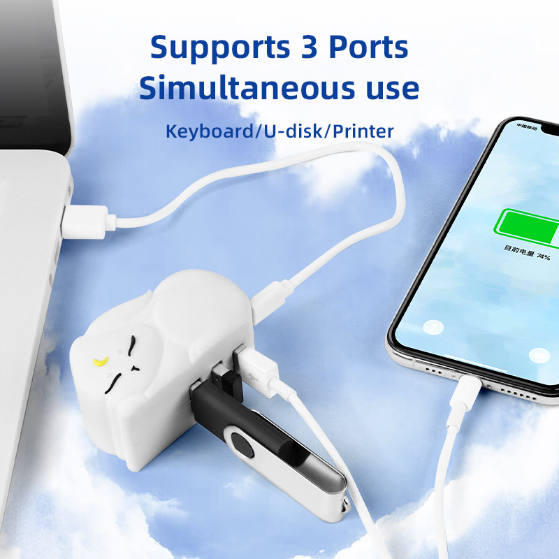 USB-ПВХ-Хаб для быстрого чтения Tf-Хаб для чтения карт с быстрой передачей данных и читателем карт памяти