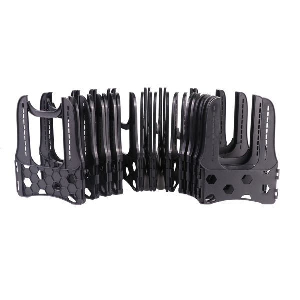 15ft Plastic PP Black RV Sewer Hose Support for Easy Installation on Camper Sewer Hose Brackets RV Plastic Accessories