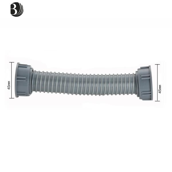 Kitchen sink double thread connecting pipe basin drainage hose fittings of food waste processor