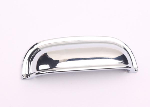 Aluminum cabinet handle high quality aluminium finger pull in CP color