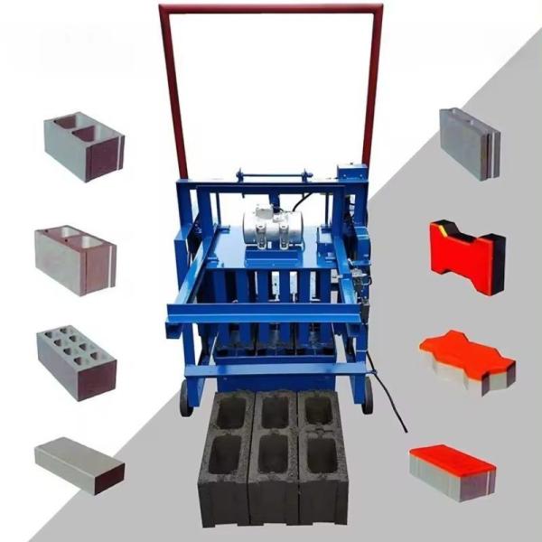 Customized Hand Press Diesel Mobile Brick Machine for Cement Concrete Pavement