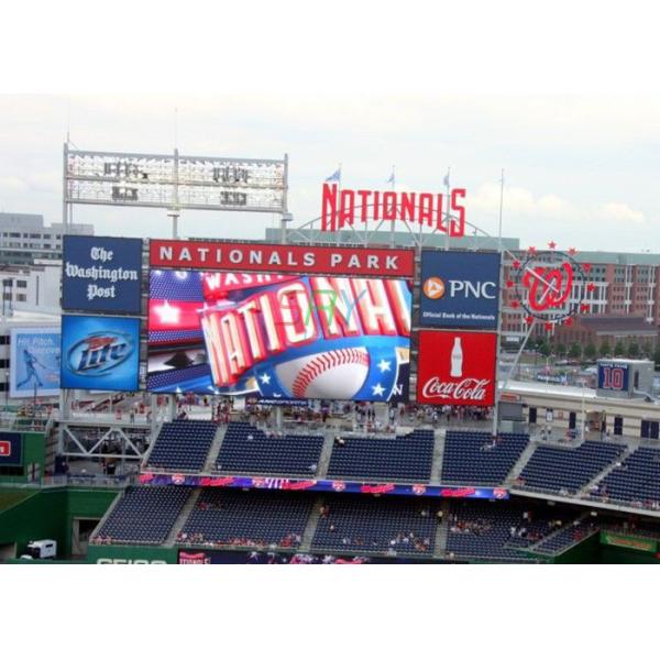 10mm Outdoor Full Color LED Display , High Brightness Stadium LED Screen