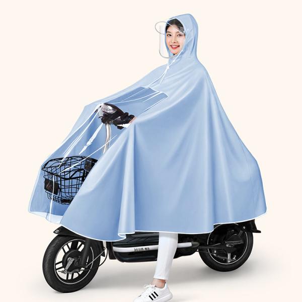 Daily Products Electric Car RAINWEAR Non-Disposable One-Piece Raincoat PVC Color Poncho