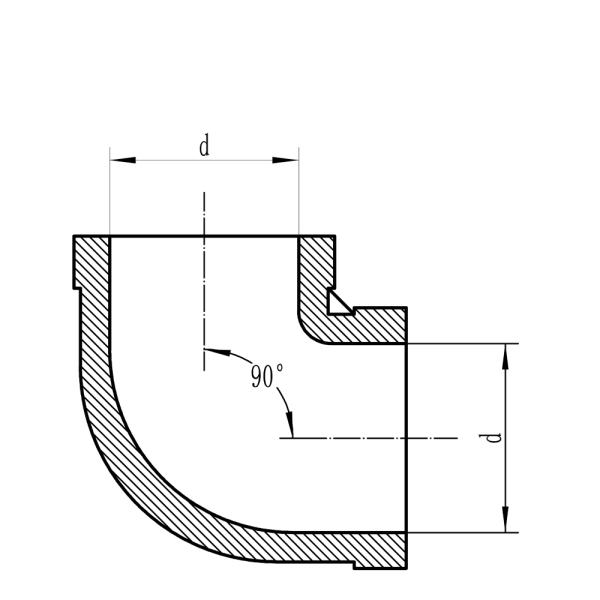 4 Inch Stainless Steel Pipe Fittings Elbows 90 Degree And 45 Degree Threaded