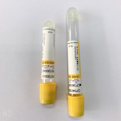 Logotipo personalizado 1ML-10ML bioquímico do tubo do gel do teste e do ativador do coágulo
