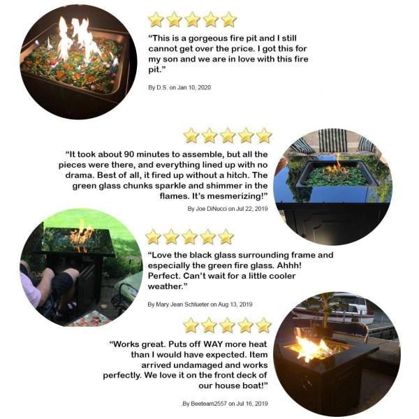 30'' Alloy Steel Outdoor Natural Gas Firepit 50,000 BTU Propane