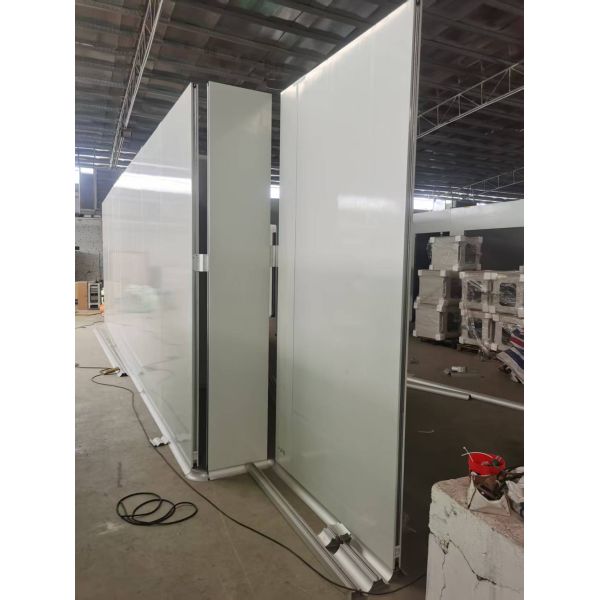 PVC Anti static Floor Clean Room Freestanding Installation Grey White Sandwich Panel Modular Cleanroom Solution