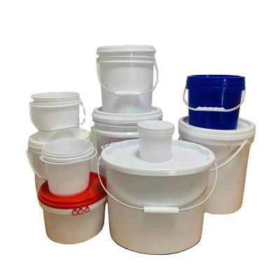 Metal Handle Latex Plastic Paint Bucket For Customized Requirements