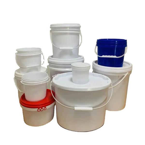 Metal Handle Latex Plastic Paint Bucket For Customized Requirements