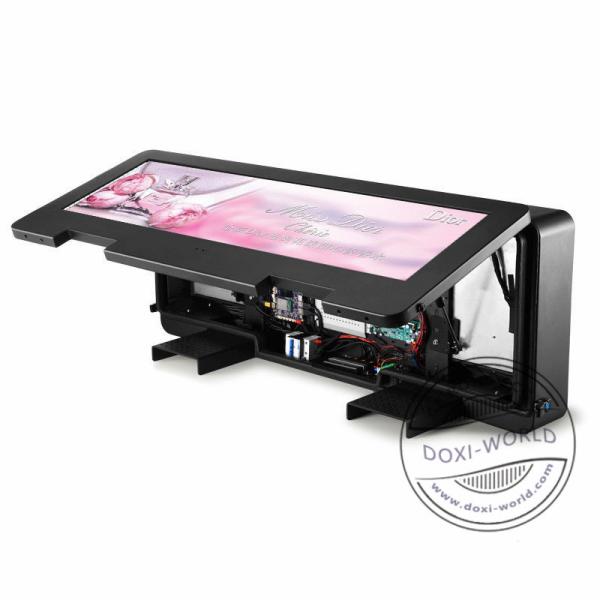 Full Color 3G 4G LCD Taxi Top Digital Signage High Brightness 2000cd/㎡ 50/60Hz