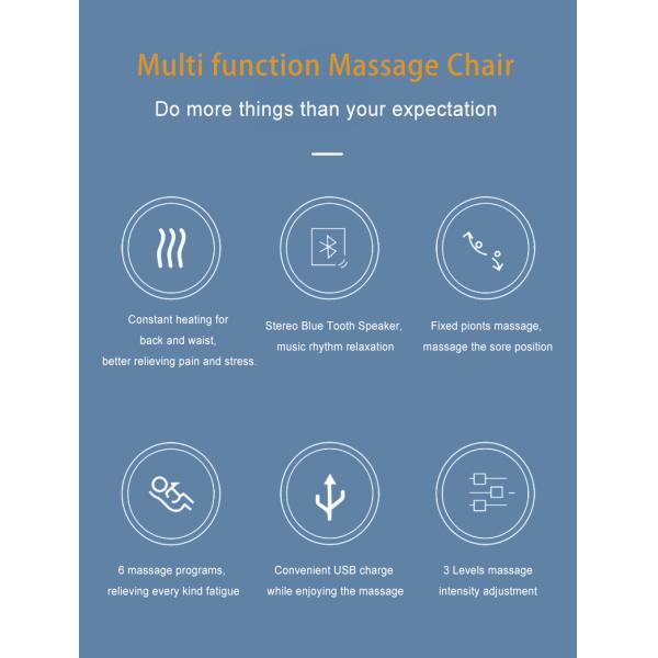 Recliner Sofa SL Track Massage Chair Full Body Care Zero Gravity 127 Degree