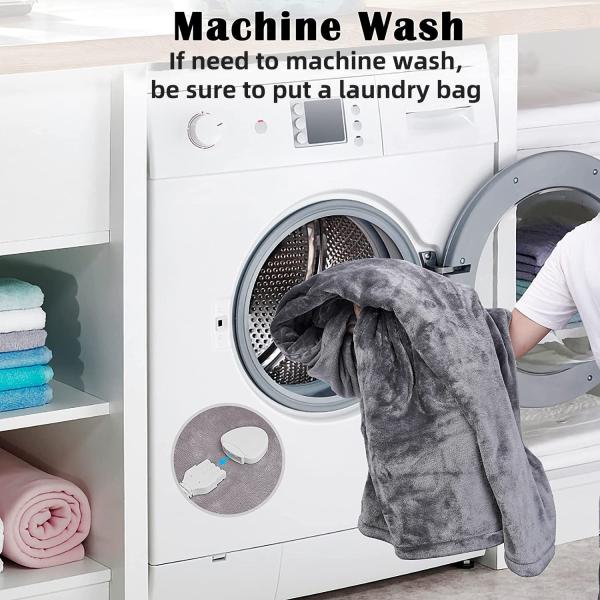 6 Levels Washable Heating Pad Electric Flannel Blanket With 2-10H Timer