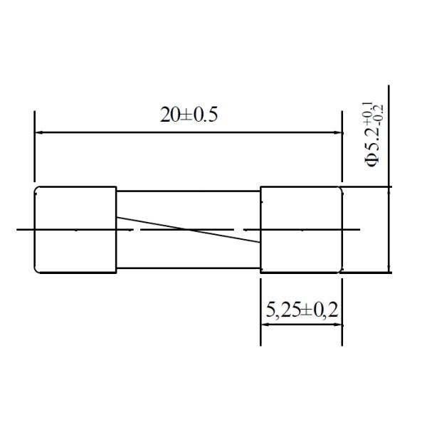 монтажная плата радиотехнической схемы стекла 5кс20мм сплавляет 250ВАК с полуженными медными проволоками