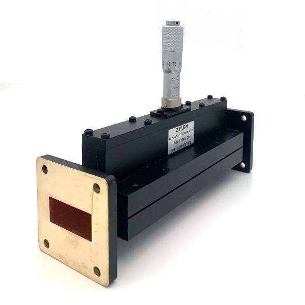 WR112 Waveguide Components 0~30dB Variable Attenuator 7.05-10.0GHz