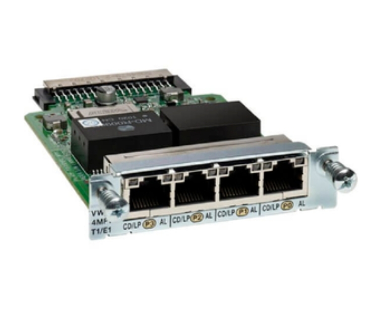VWIC3-4MFT-T1/E1 4-портная T1/E1 MultiFlex Trunk Voice / WAN интерфейсная карта