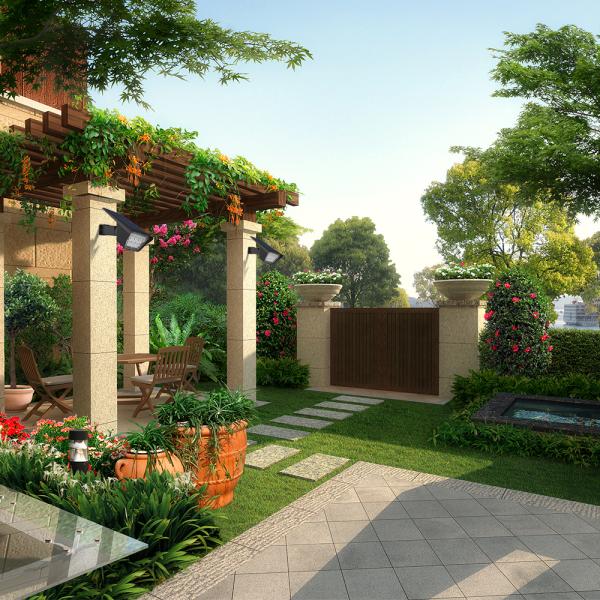 Solar Garden Street Light Best Led Solar Landscape Lighting System for Solar Lighting