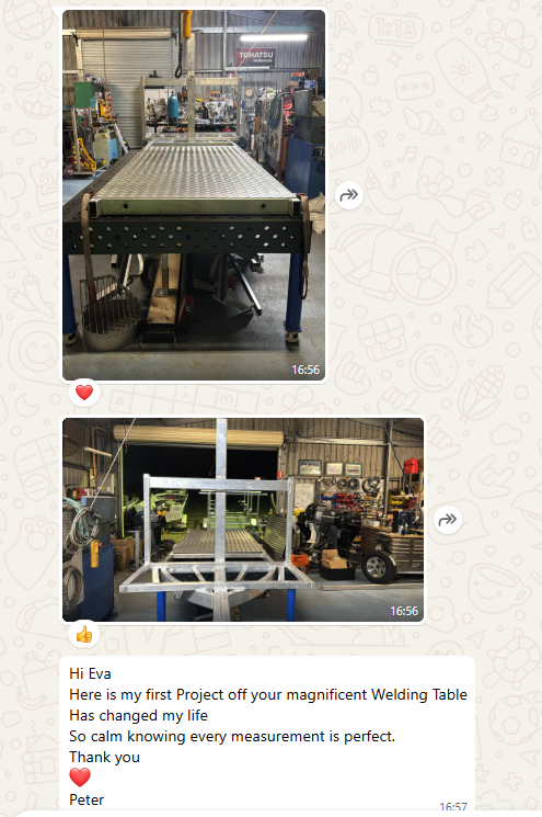 System 16 5 x5 (60 x60 ) Welding Table with Plasma Nitration