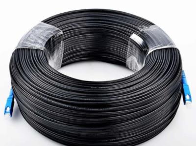 Flame Retardant Fiber Optic Network Cable ,FTTH Fiber Drop Cable 9.2±0.5um Mode Field Diameter