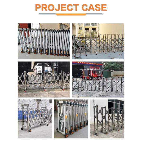 Factory Supply Crowd Control Expandable Manual Push and Pull Fence Barrier Gate