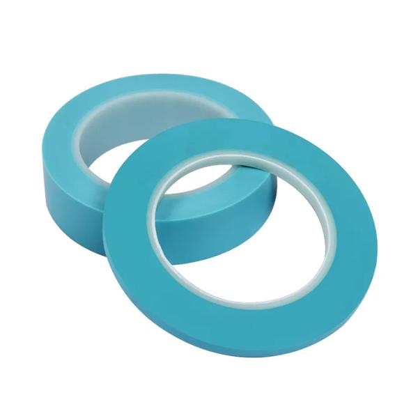 Fita de mascaramento de alta temperatura coberta de cozimento automotivo resistente ao calor de Blue Line da fita de PVC