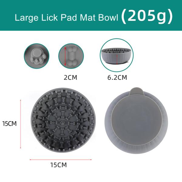 Dogs in Shower Pet Bowls Feeders Paws Lick Pad Silicone Mat for Dogs Cats 109G