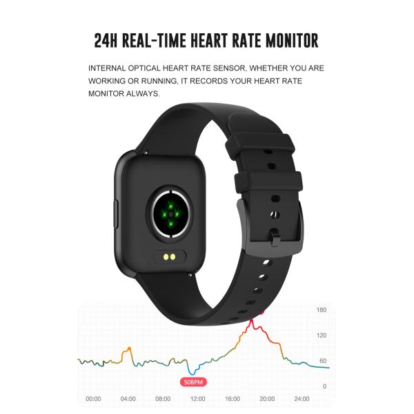 1,28 дозор наручных часов 50BPM умный Bluetooth дюйма GR5515 Bluetooth умный