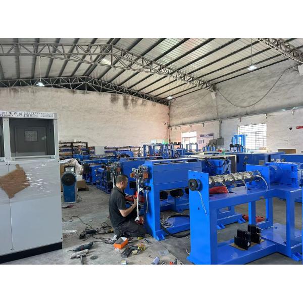 Plastic PVC Wire Cable Extrusion Lines 140kg/h Wire Making Machinery