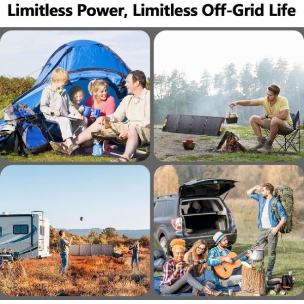 ETFE 39.6V 400W Складные солнечные батареи Водостойкое солнечное портативное зарядное устройство