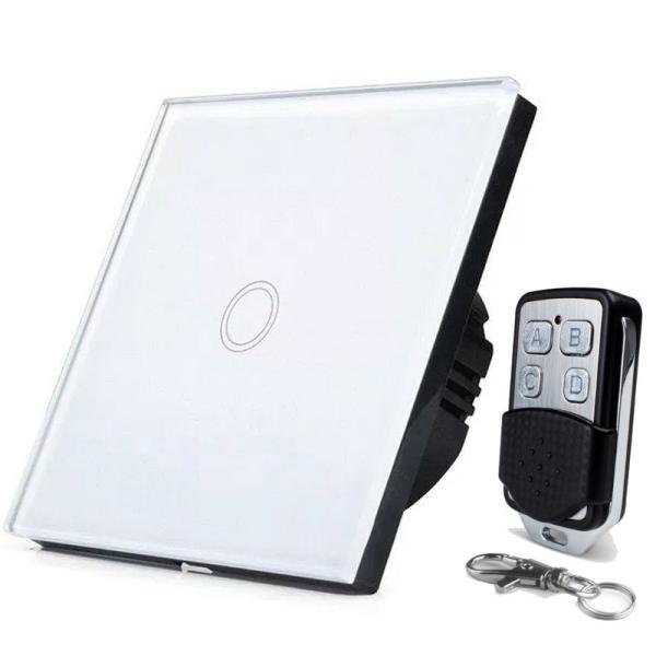 1/2/3 Gang 1 Way Touch Switch LED Light Switch Touch Screen Switch Wall Recessed Glass Panel Control AC 220V EU UK