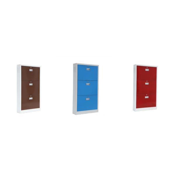 Keda 0.6mm Plate H1500mm Lockable Shoe Cabinet