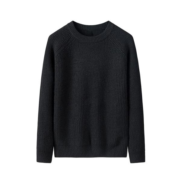 Crew Neck Womens Sweater Clothing Winter Pullover Sweaters 7GG Gauge