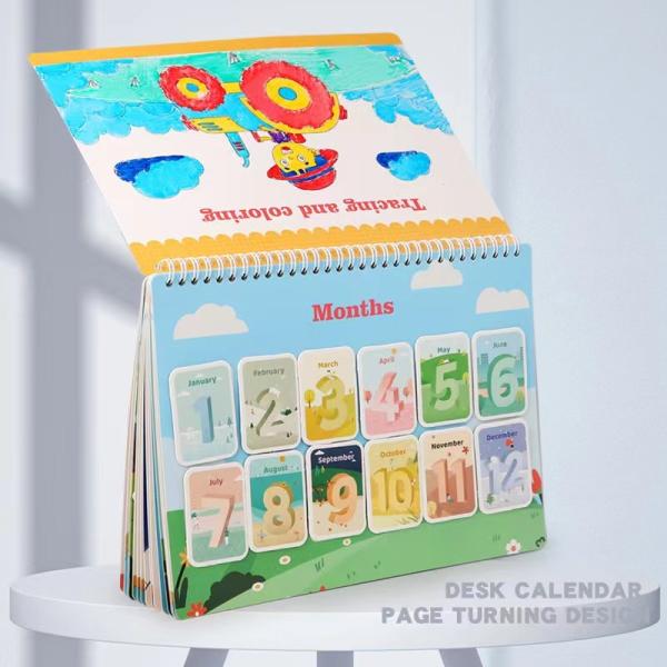 Montessori Learning Hardcover Book Printing For Kids Custom Educational Learning Book