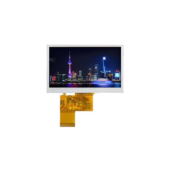 High Brightness TN TFT Industrial LCD Display 4.3 Inch 480x272 Pixels Resolution