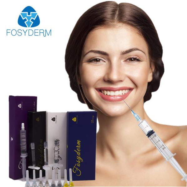 1ml 2ml croisent le gel lié d'acide hyaluronique pour le visage, injections cutanées de remplisseur