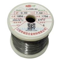 Alliage à haute performance Cr20Ni80/80Ni20Cr/NiCr8020 pour composants de fours industriels