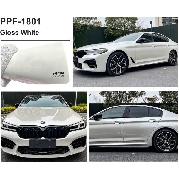 Gloss White Heat Repair Color Paint Protection Film PPF White Car Color Protection