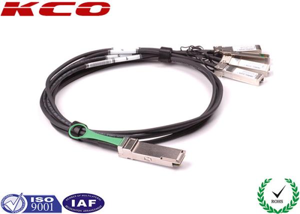 26 AWG 4 x 10G QSFP to SFP Cable 40 GBPS Compatible CISCO H3C JUNIPER
