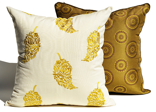 Embroidered Decorative Cushion Covers 100% Cotton Couch Throw Pillows