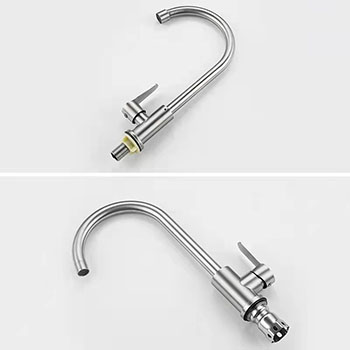360 Degree Rotating Single Lever Kitchen Water Taps with Hot and Cold Mixer Function