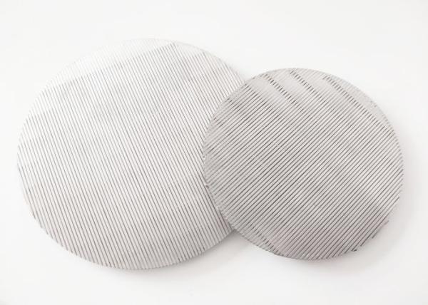 SS304 0.25mm Slot Precision 50 Micron Stainless Steel Mesh Round Shape