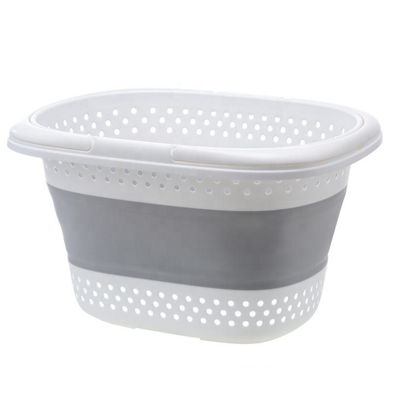 Large Capacity Foldable Household Laundry Storage Basket Bathroom Laundry Basket with Handle