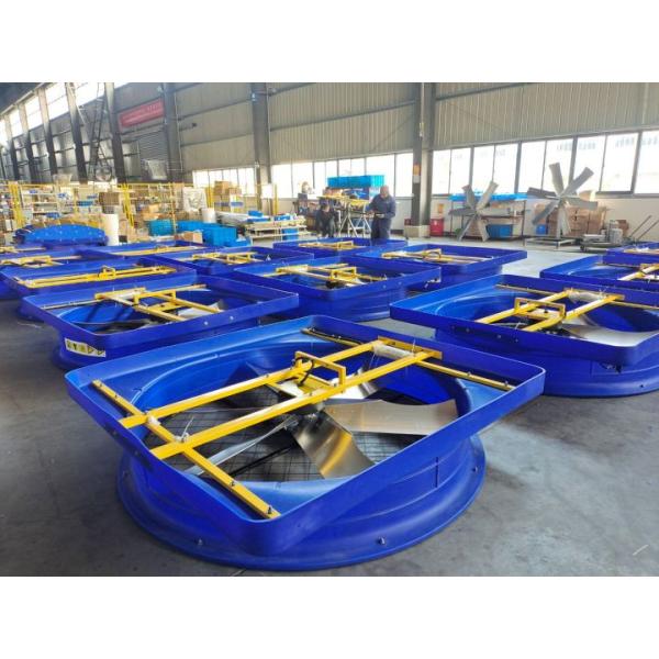 Grande ventilador de resfriamento de ar de circulação de escape industrial de lâmina de alumínio ventilador de criação de aves de capoeira