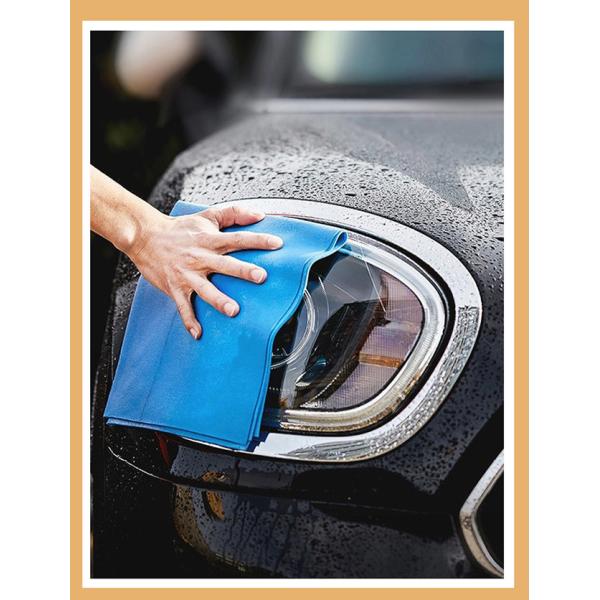 High Water Absorption Microfiber Suede Fabric Car Cloths For Washing
