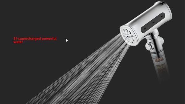 Handheld Filtered Shower Head High Pressure Water Saving Shower Nozzle Impurity Removing Water Purifying Bath Spray Head