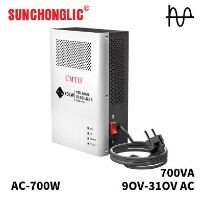 700W Ac Automatic Voltage Regulator Single Phase Voltage Regulator Stabilizer LED Display